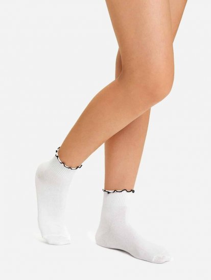 Frill Trim Socks - Click Image to Close