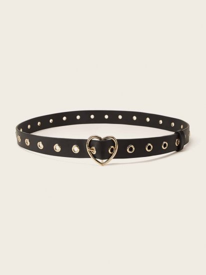 Heart Metal Buckle Belt - Click Image to Close