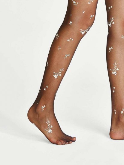 Calico Print Tights - Click Image to Close