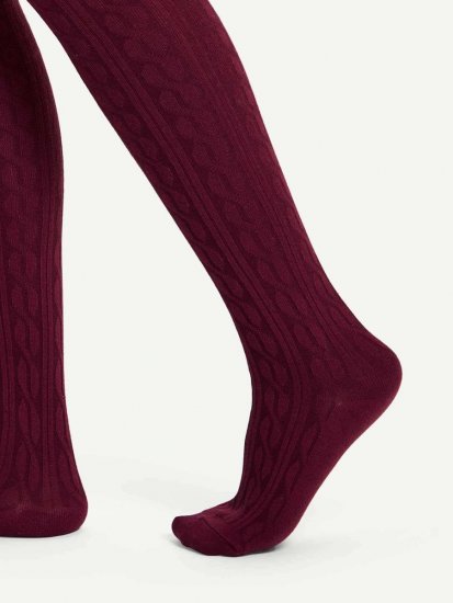 Plain Over The Knee Socks - Click Image to Close