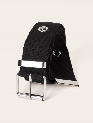 Solid Ribbon Buckle Belt