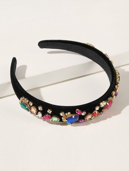 Gemstone Decor Headband - Click Image to Close