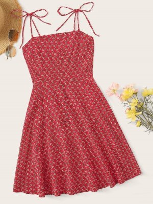 Ditsy Floral Zip Back Cami Dress