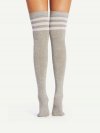 Striped Over The Knee Socks 2pairs