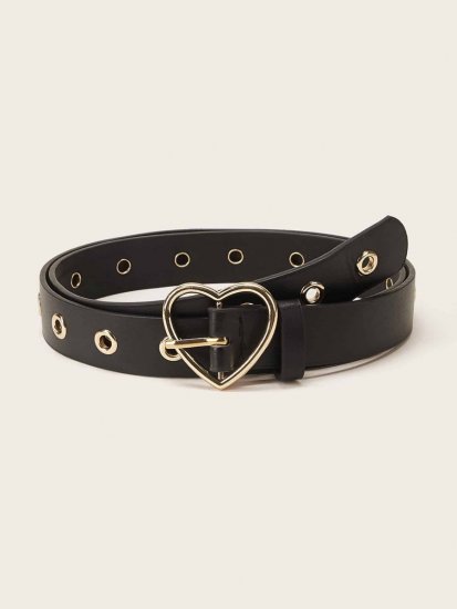 Heart Metal Buckle Belt - Click Image to Close