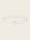 Transparent Round Buckle Belt