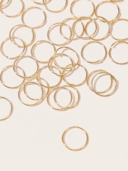 Simple Hair Ring 50pcs - Click Image to Close