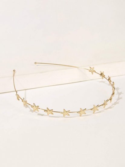 Star Decor Metal Headband - Click Image to Close