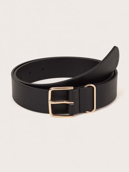 Geometric Metal Buckle Belt - Click Image to Close