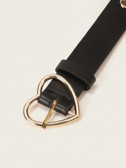 Heart Metal Buckle Belt - Click Image to Close