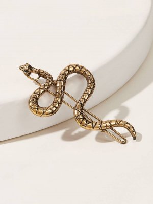 Serpentine Decor Hair Clip