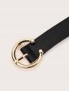 Eyelet Decor O-ring Buckle Belt