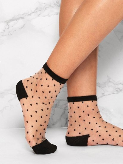 Two Tone Silk Socks - Click Image to Close