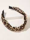 Leopard Pattern Knot Decor Headband