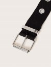 Solid Ribbon Buckle Belt