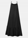 Leisure Camisole Maxi Dress With Side Pockets Adjustable Sling