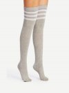 Striped Over The Knee Socks 2pairs