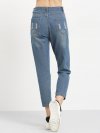 Distressed Boyfriend Ankle Jeans