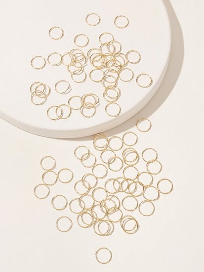 Simple Hair Ring 50pcs - Click Image to Close