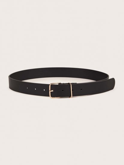 Geometric Metal Buckle Belt - Click Image to Close